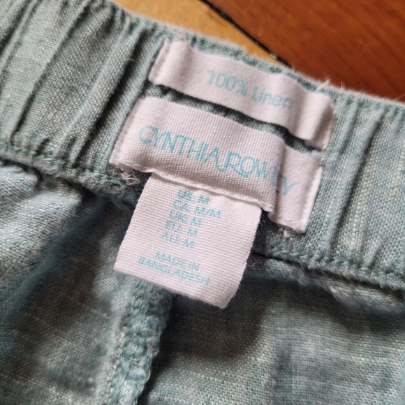 Cynthia Rowley gauzy Linen pants size Medium - Picture 5 of 6